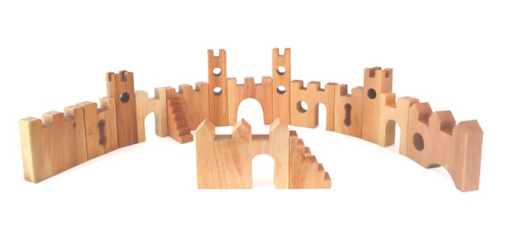 Großes Ritterburg Set 16 Teile