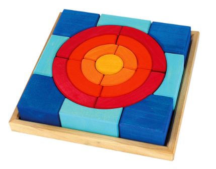 Baupuzzle Kreis 21 Teile