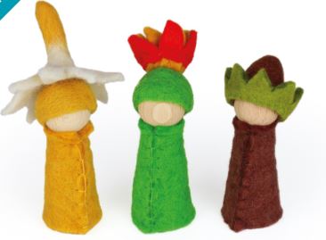 Blumenkinder 3er Set Herbst