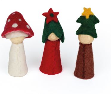 Blumenkinder Winter 3er Set