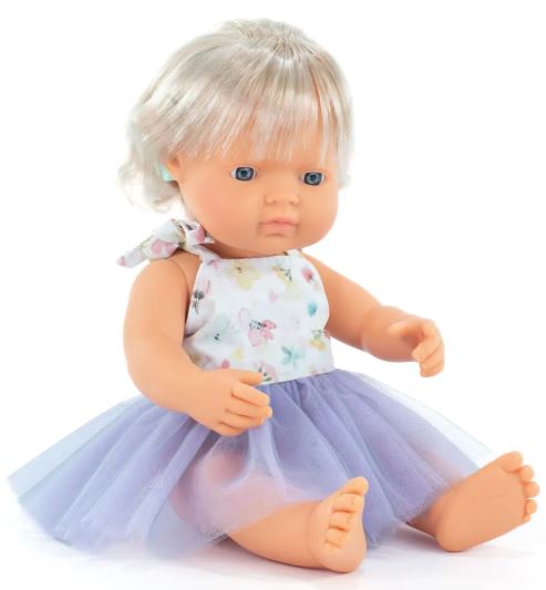 Caucasian doll with cochlear implant 15 MF&M