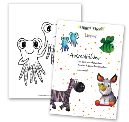 Affirmationskarten Ausmalheft