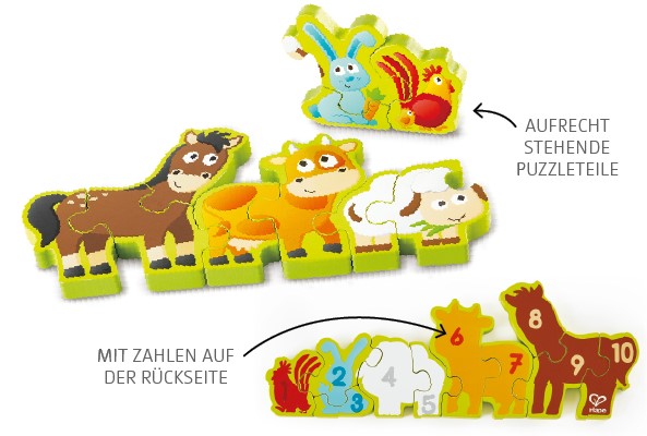 Zahlen & Farmtiere Beleduc