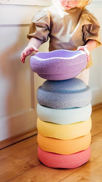 Stapelstein rainbow pastel 6
