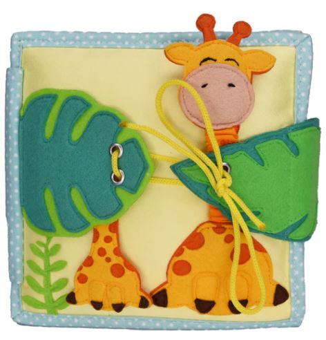 Jolly Jungle - 6 Seiten Quiet Book Mini Jolly Designs