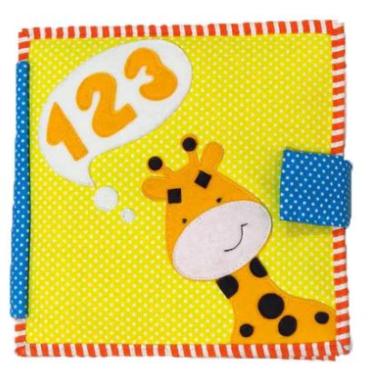 1,2,3   10 Seiten Premium - Quiet Book Jolly Designs