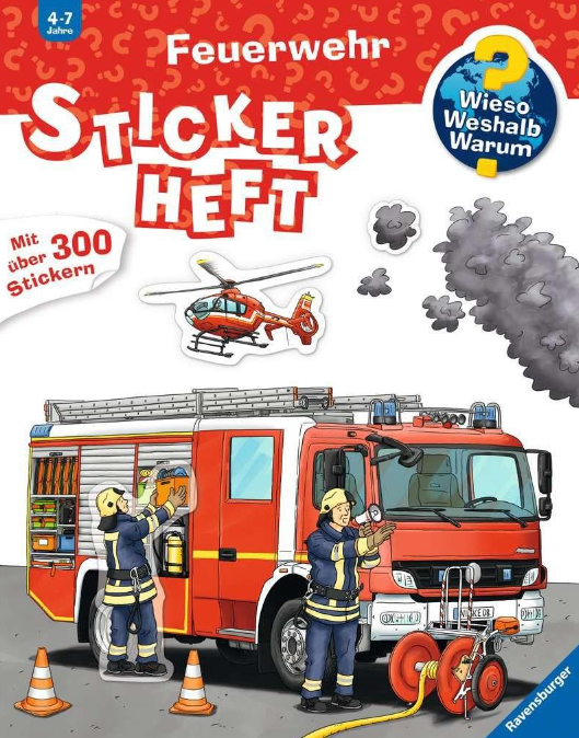 Wieso? Weshalb? Warum? Stickerheft: Feuerwehr Ravensburger