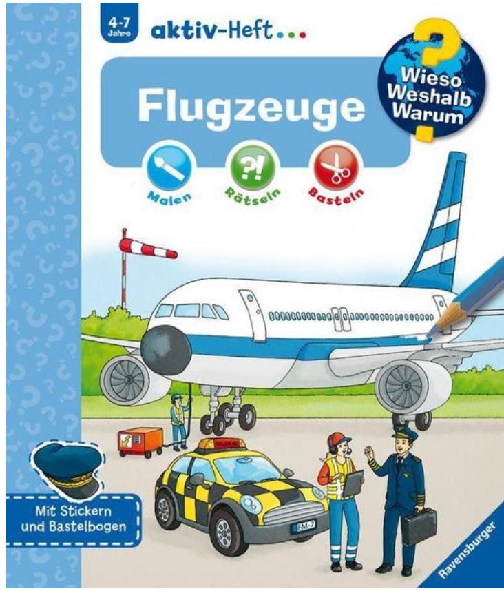 Wieso? Weshalb? Warum? aktiv-Heft: Flugzeuge Ravensburger