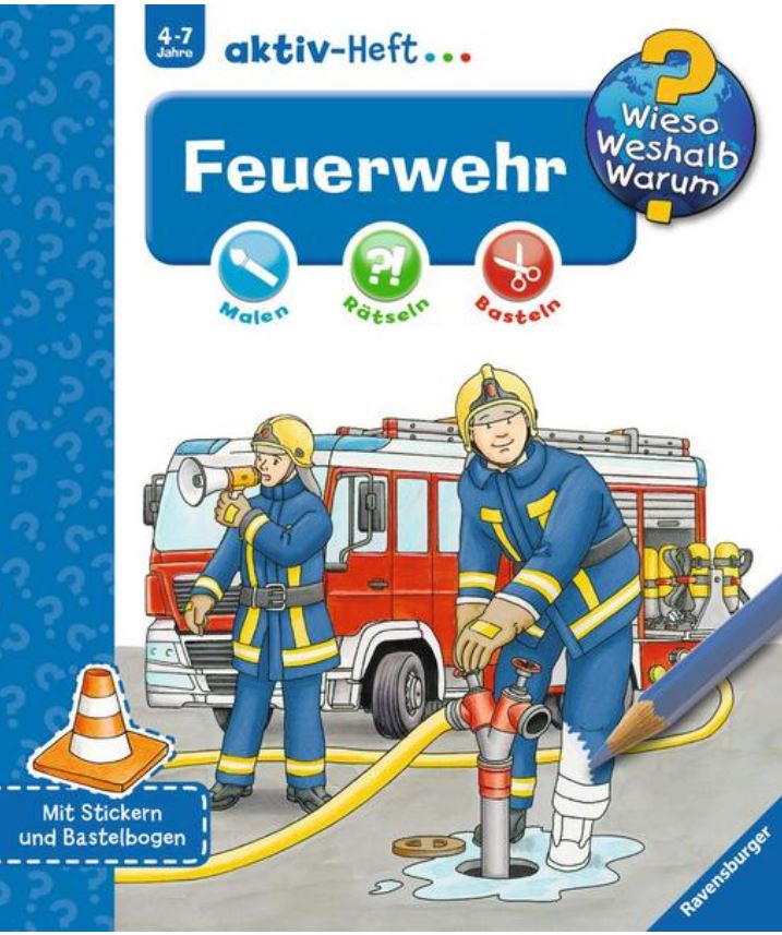 Wieso? Weshalb? Warum? aktiv-Heft: Feuerwehr Ravensburger