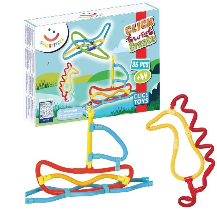 Spaghetteez 35 pcs clicstoys