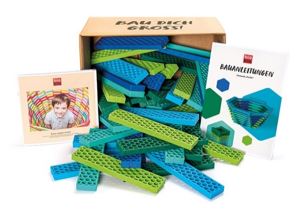 Set mit 60 Bioblo JUMBO-Bausteinen in 5 Farben (Pa Bioblo