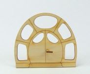 Wichteltür mit Klinke, Feentür, Elfentür