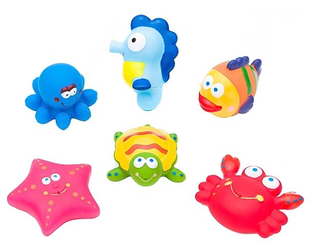 Wasserspritztiere Meer - 1 Stk. - sort. Goki