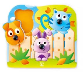 WS: Knopfpuzzle Haustiere Beleduc