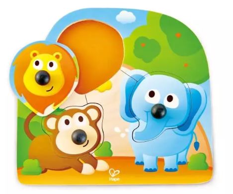 WS: Knopfpuzzle Dschungeltiere Beleduc