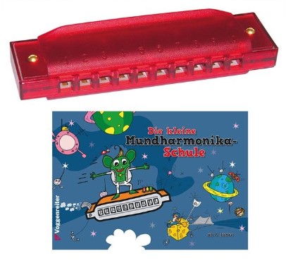 Das bunte Mundharmonika Set Voggenreiter