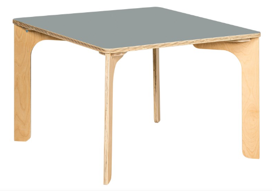 Tisch quadratisch 80x80cm H=53cm Fjordgrün educo