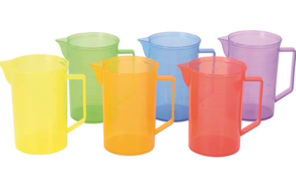 Transparente Messbecher 6-tlg.