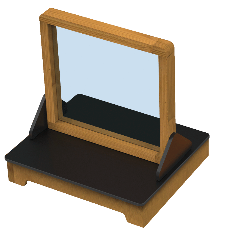 Spielboard mit Aufsatz "Malrahmen" Beleduc