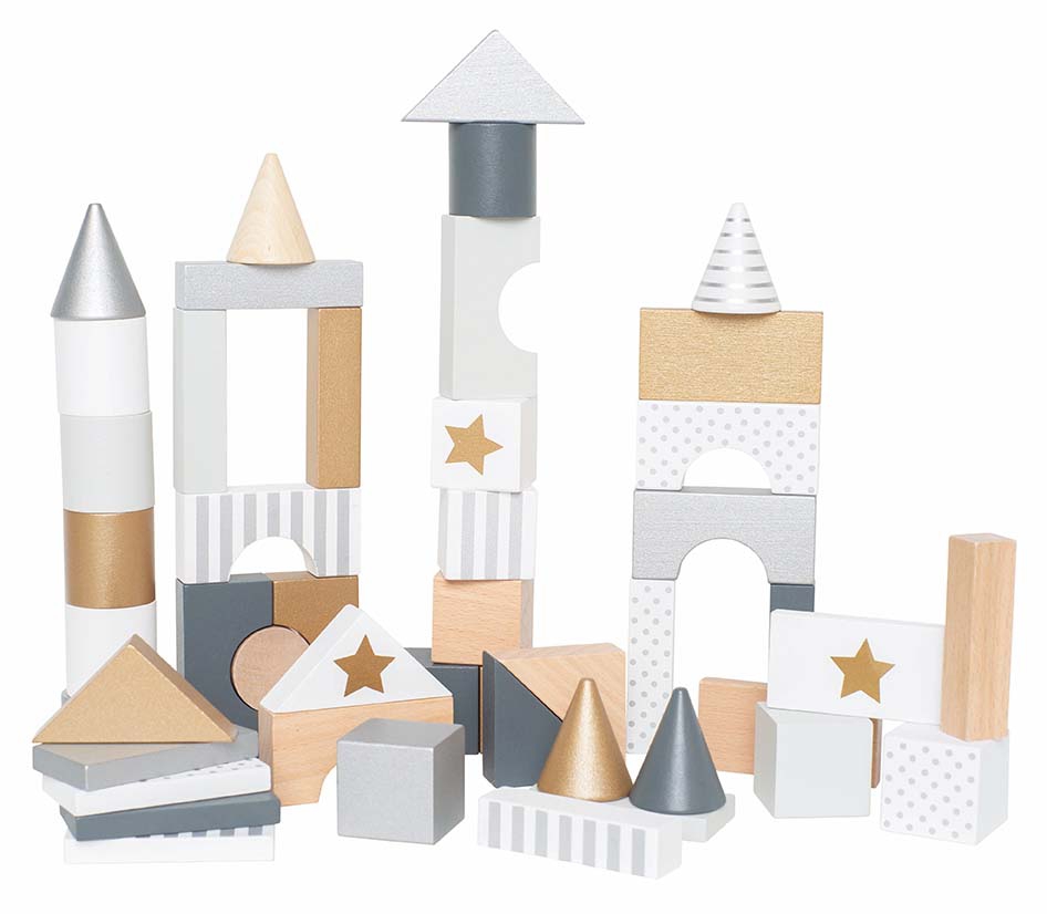 SALES: Bauklötze-Set / Silber Jabadabado
