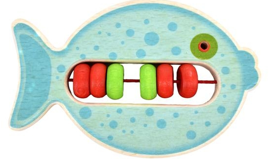 Klapper-Fisch "Bulli" (blau) Voggenreiter