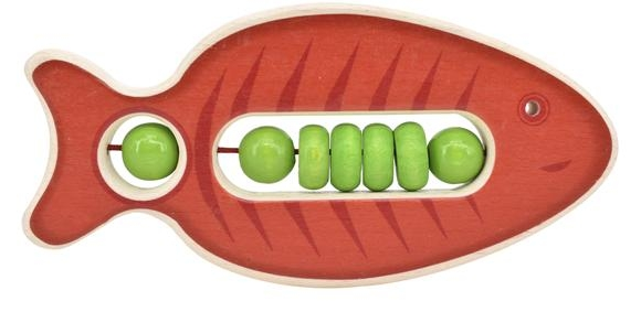 Klapper-Fisch "Salmi" (rot) Voggenreiter