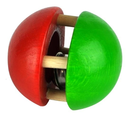 Kugel-Glöckchen "Beady" (rot/grün) Voggenreiter