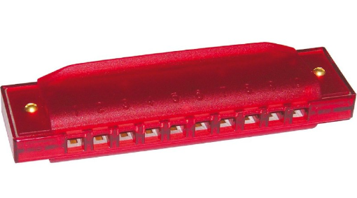 Voggys Mundharmonika (Kunstoff rot) Voggenreiter