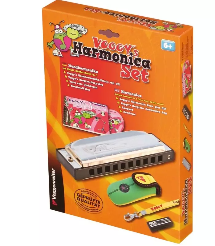 Voggys Mundharmonika-Set Voggenreiter