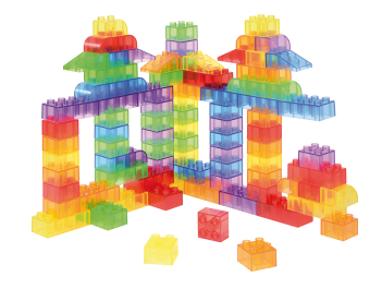 Transparente Bausteine 90-tlg