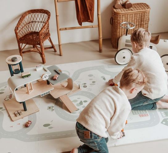 Spielteppich EEVA Road (120 x 180 cm - 6 tiles) Play&Go