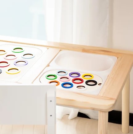 Sortierplatte Grundfarben klein Igelkind