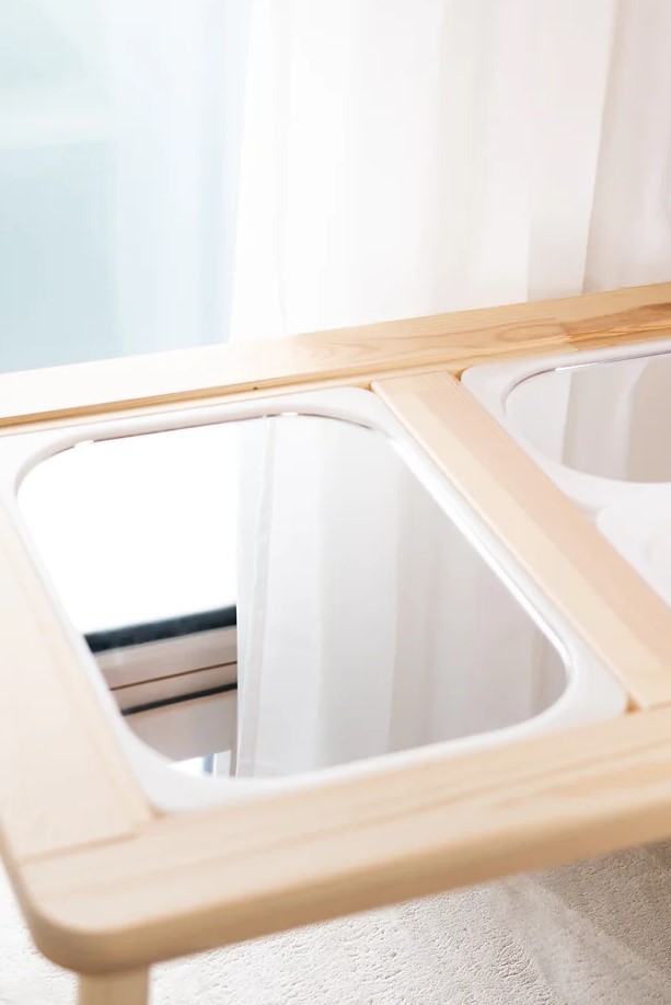 Spiegelplatte groß Igelkind