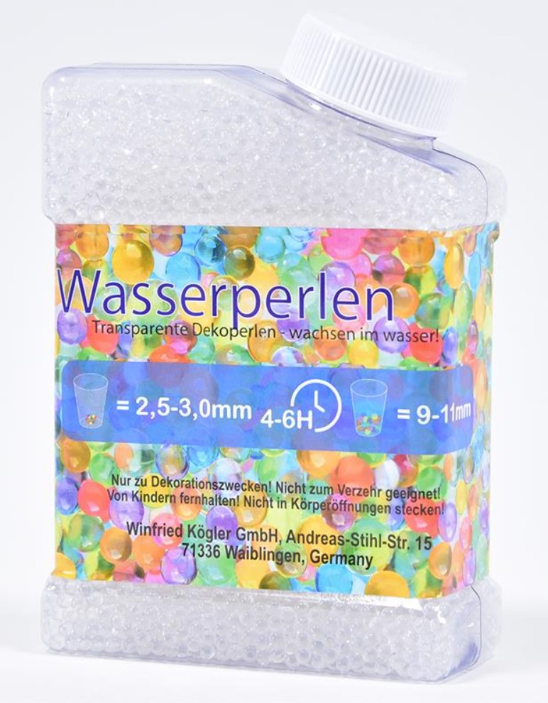 Wasserperlen, transparent, 230g