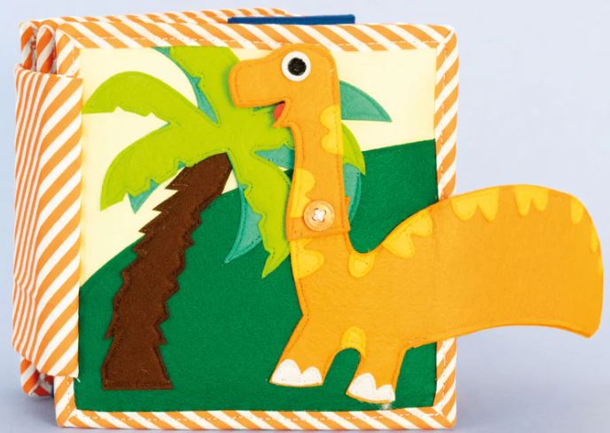 Dinofreunde – 6 Seiten Mini Quiet Book Jolly Designs