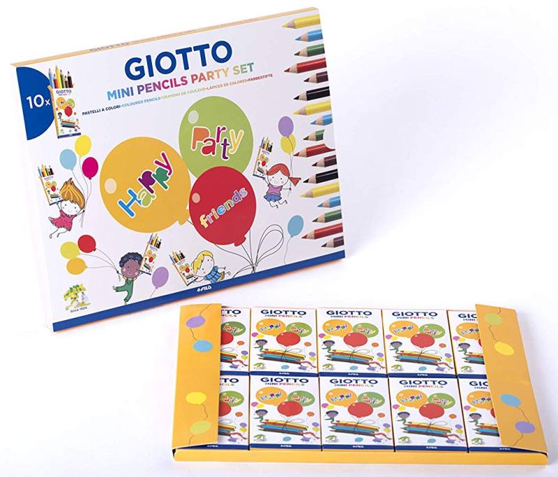 GIOTTO Party Set, 10x Giotto Mini Farbstift GIOTTO