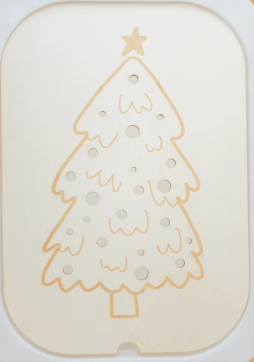 Christbaumplatte groß Igelkind