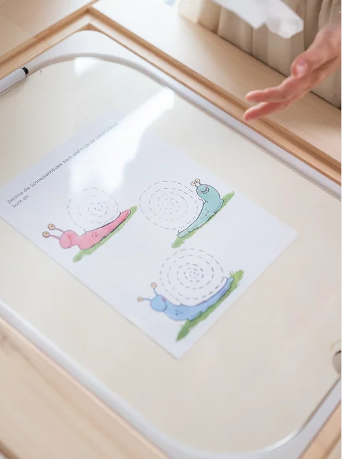 Zauberplatte groß Igelkind