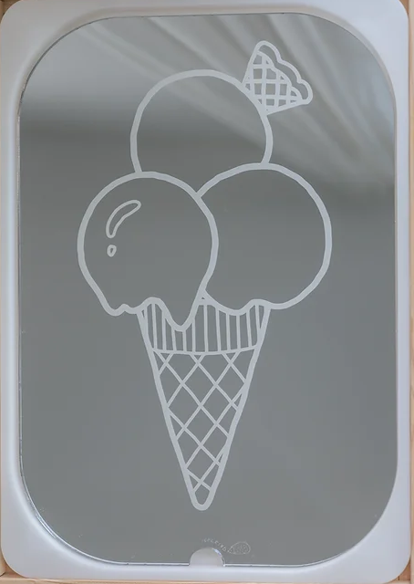 Eiskugelplatte - Spiegel klein Igelkind