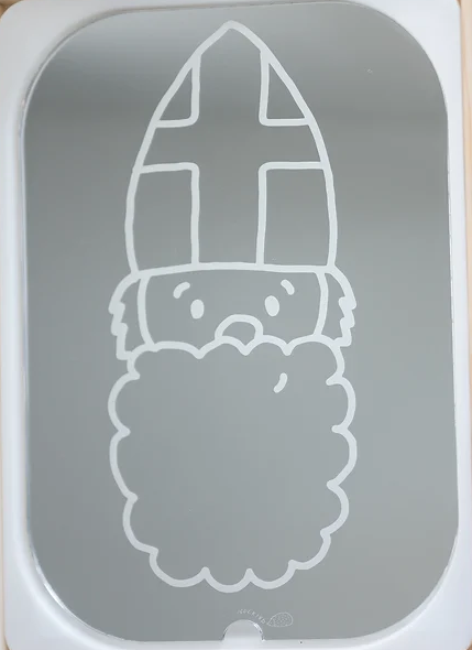 Nikoloplatte - Spiegel klein Igelkind