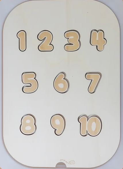 3D-Zahlenplatte Igelkind