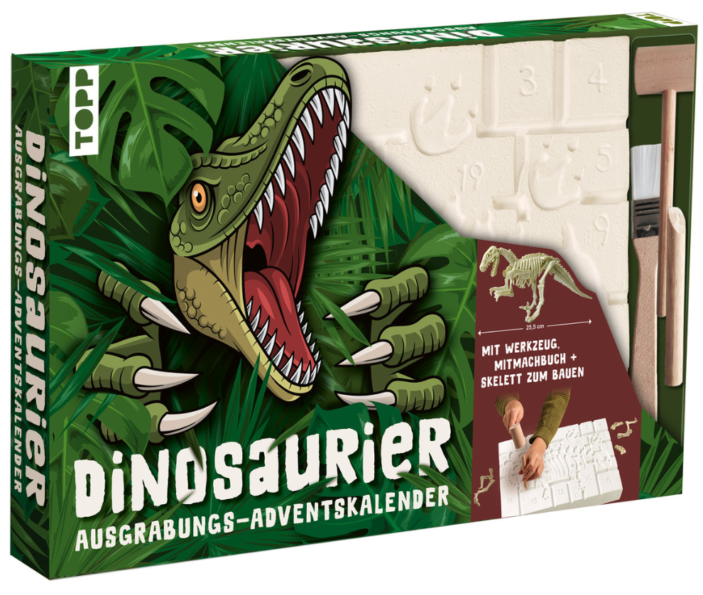Dinosaurier - Der Ausgrabungs-Adventskalender. 24  Frechverlag