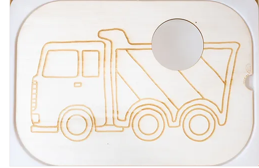 Kipplasterplatte groß Igelkind