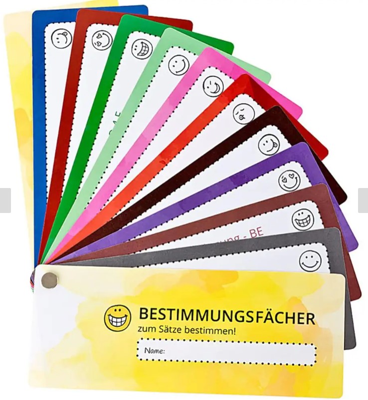 Bestimmungsfächer Sätze Piepmatz