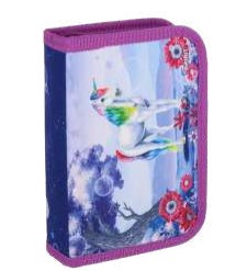 SALES: Schüleretui 28 tlg Unicorn lila Spirit