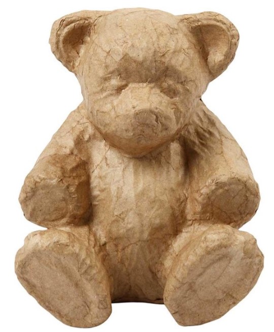 Bär, H 18 cm, L 15 cm, 1 Stk creativ Company