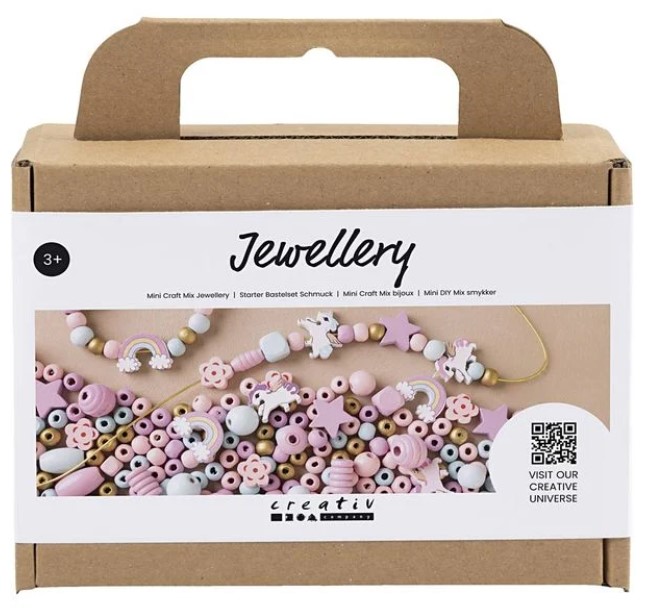 SALES: Mini Kreativ Mix Schmuck, Pastellfarben, 1  creativ Company
