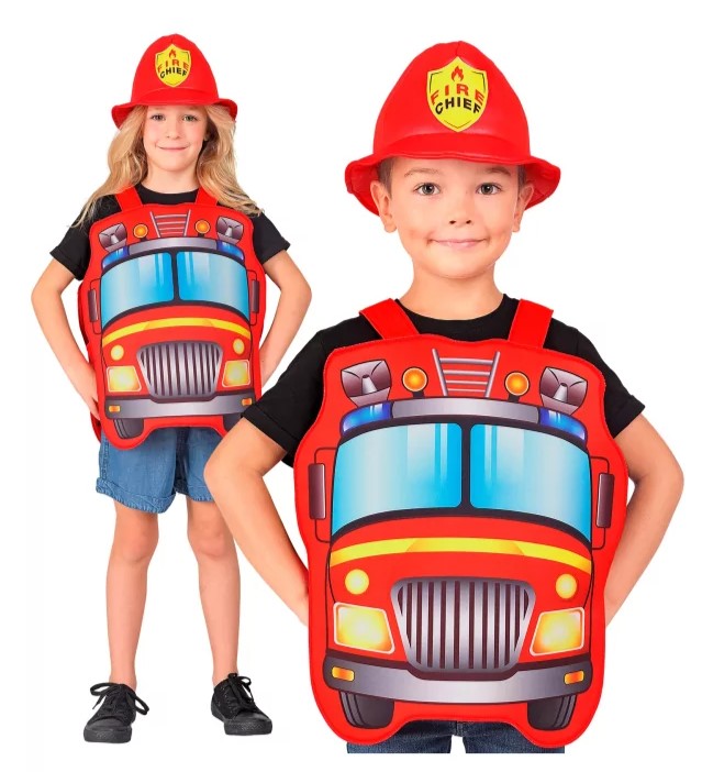 "FEUERWEHRMANN" (Kostüm, Helm)