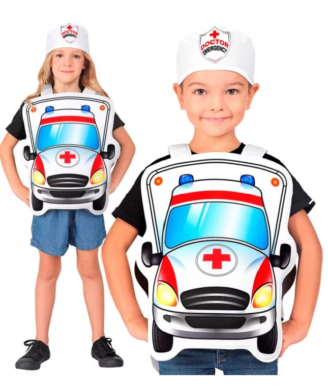 "DOKTOR" (Kostüm, Mütze)