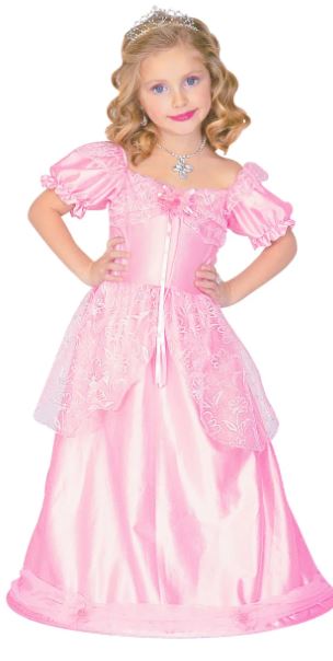 "PRINZESSIN" rosa (Kleid mit Reifrock) - 110